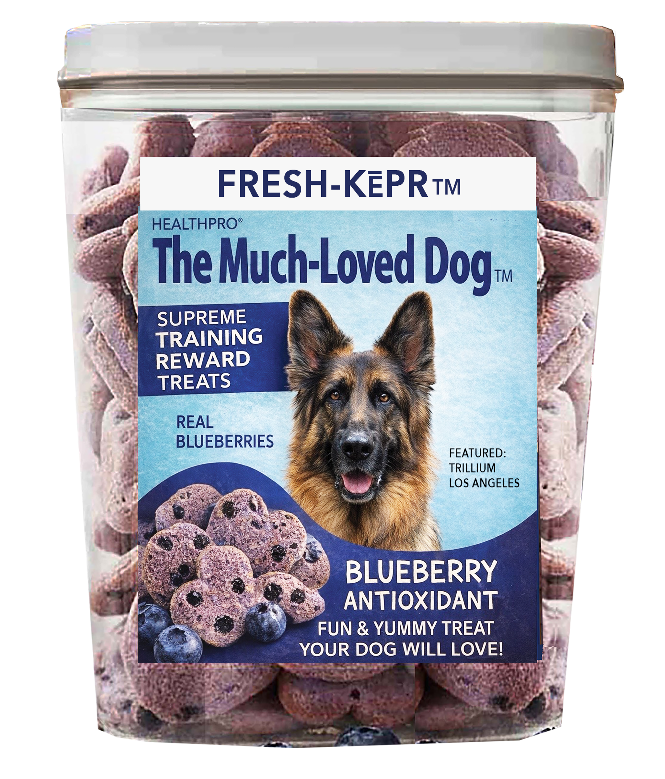 Scrumptious Human-Grade Dog Treats in Hermetic Container!