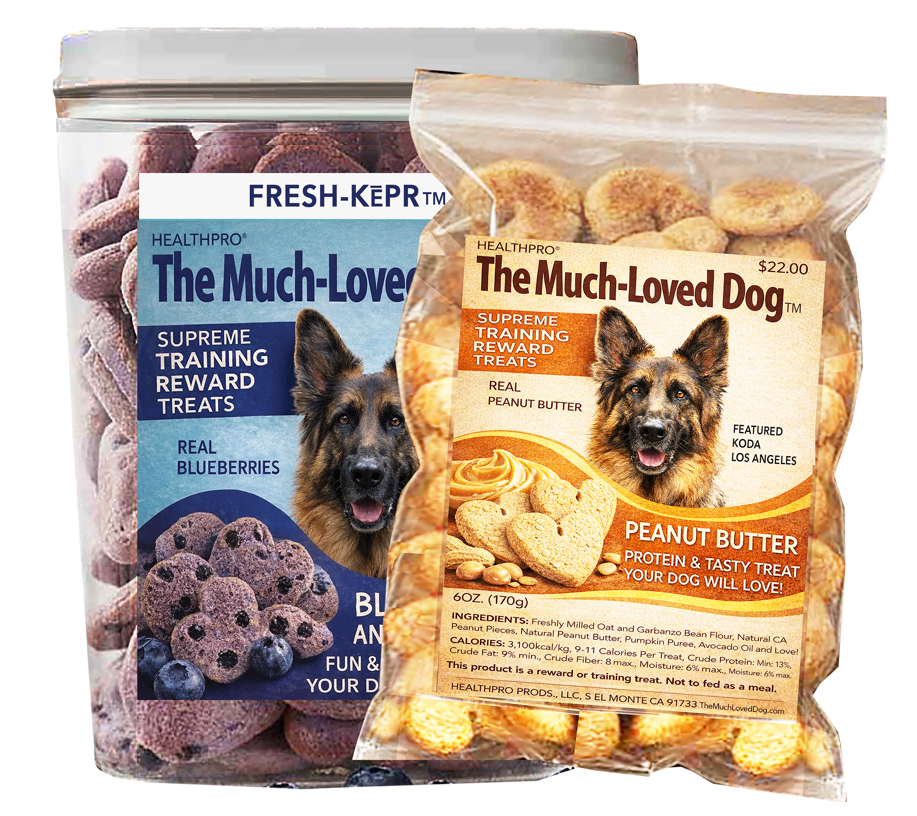 FREE FRESH-KEEPER! WITH SCRUMPTIOUS BLUEBERRY BURST AND PEANUT BUTTER BLAST!